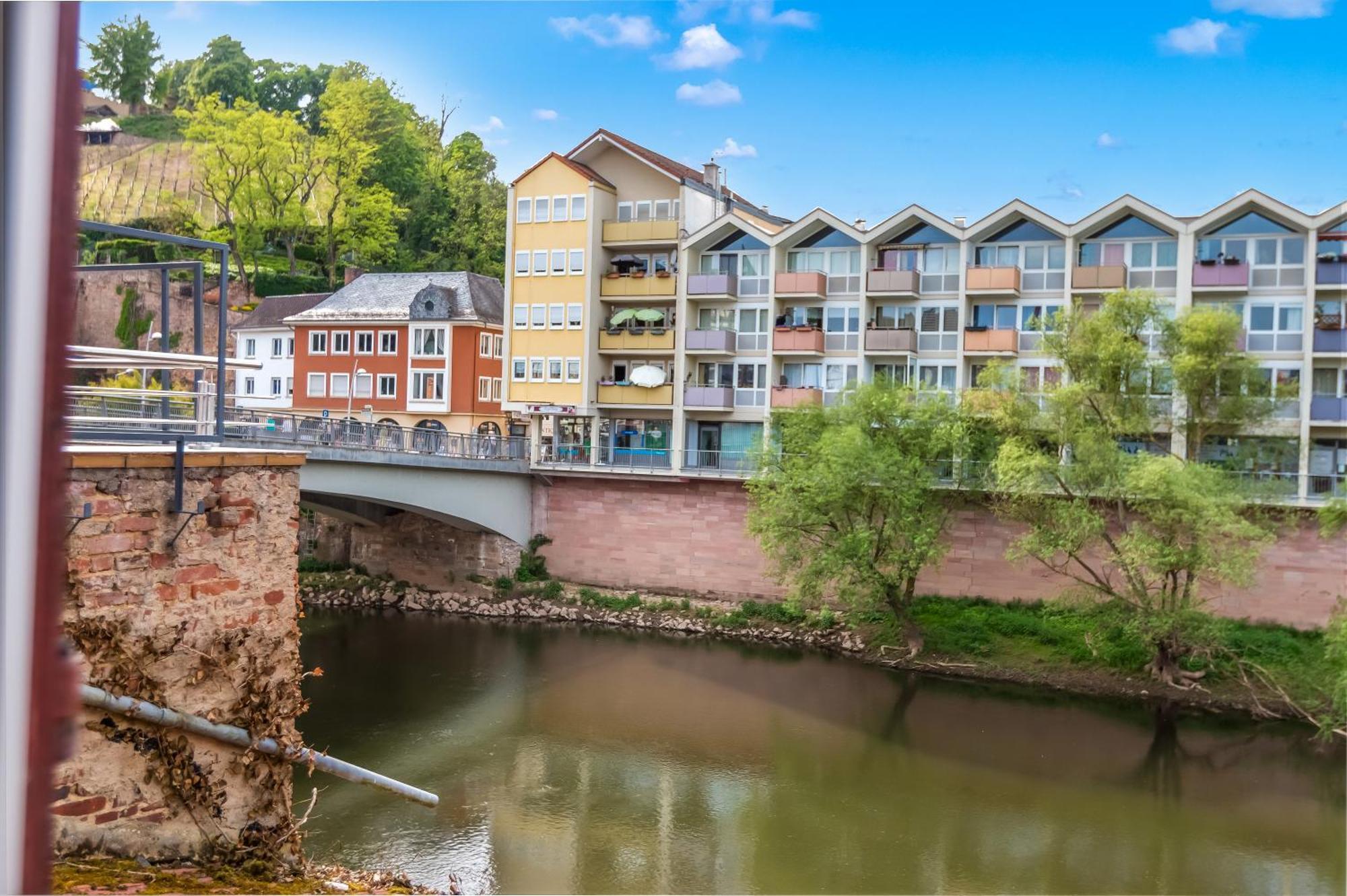 Altstadt Apartment Am Wasser Mit Parkplatz Und Grossem Garten Bad Kreuznach Luaran gambar